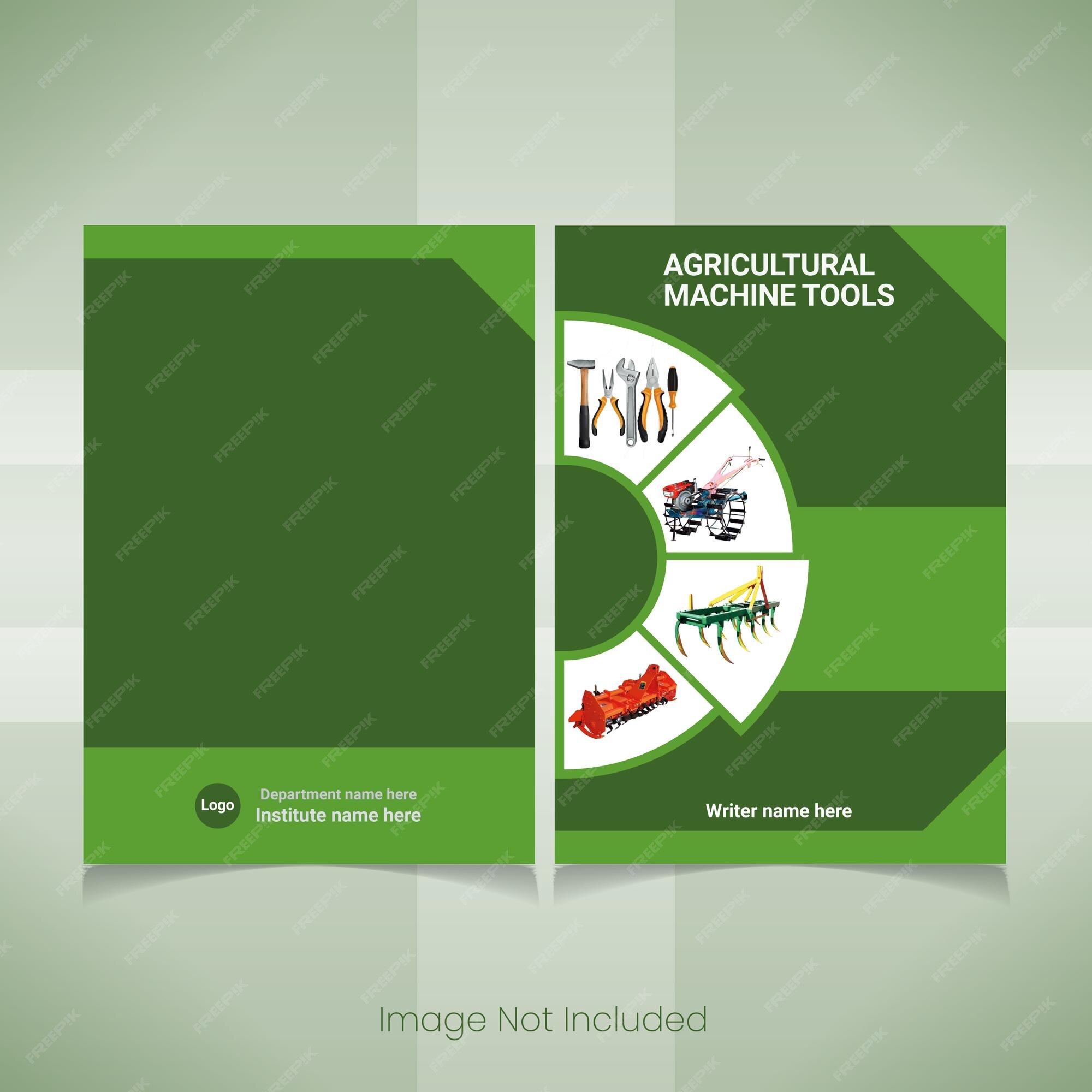 Premium Vector Simple Book Cover Design On Machinery Tools premium-vector-simple-book-cover-design-on-machinery-tools