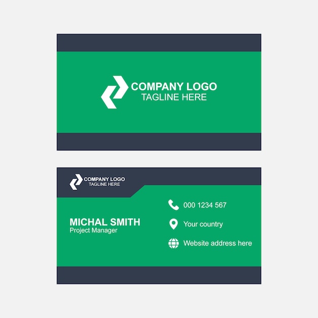 Vector simple business card design service