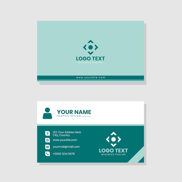 simple business card design template