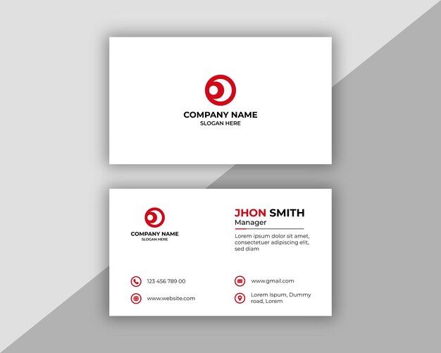 Simple business card design