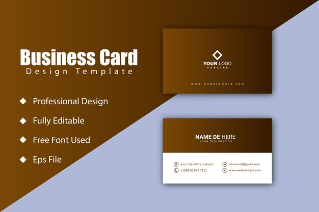 simple business card design