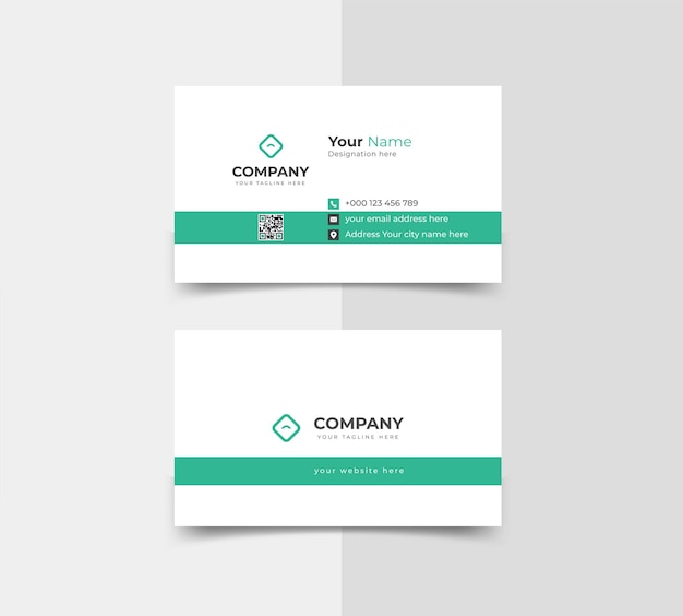 simple business card layout