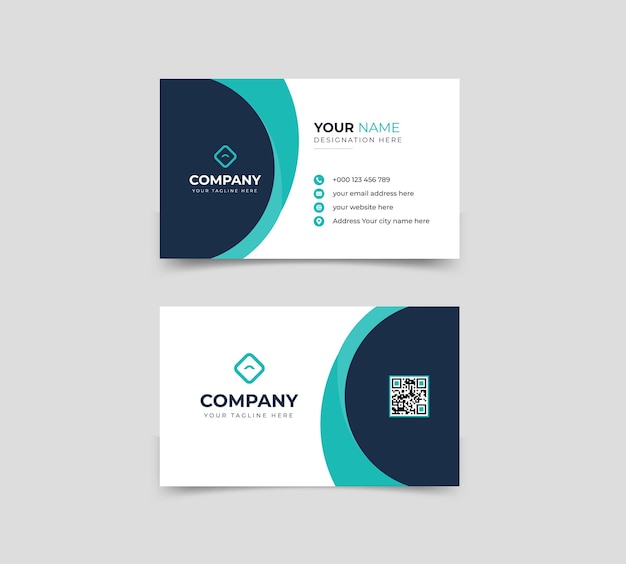 Simple business card layout