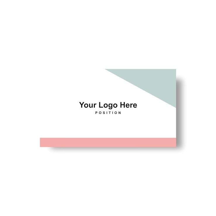 Vector simple business card vector