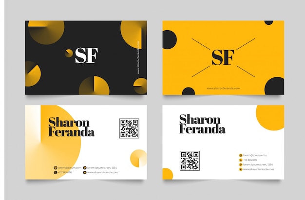 Vector simple business card