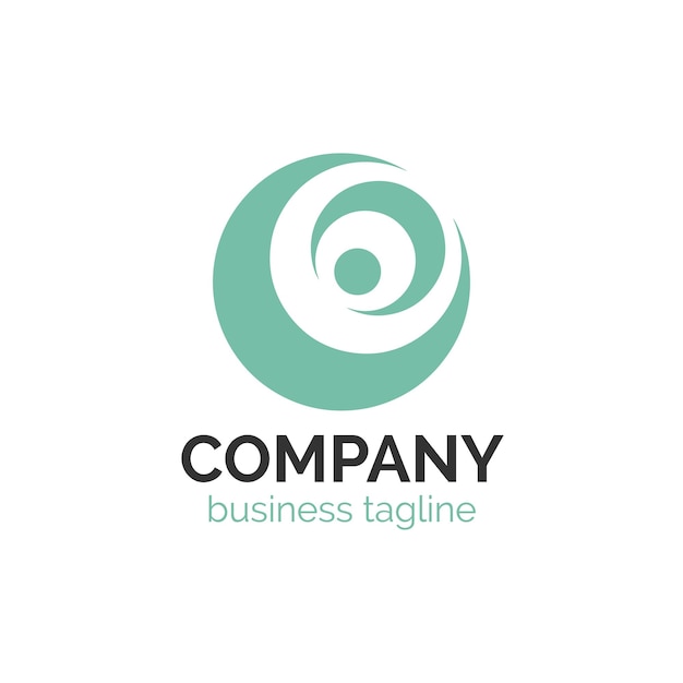 Vector simple business company logo design