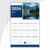 Vector simple calendar design template