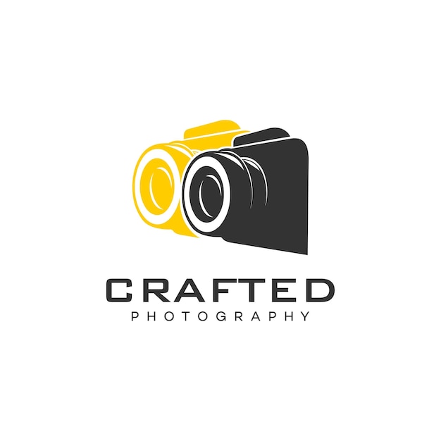 Simple Camera Photography Logo Design Vector vintage style