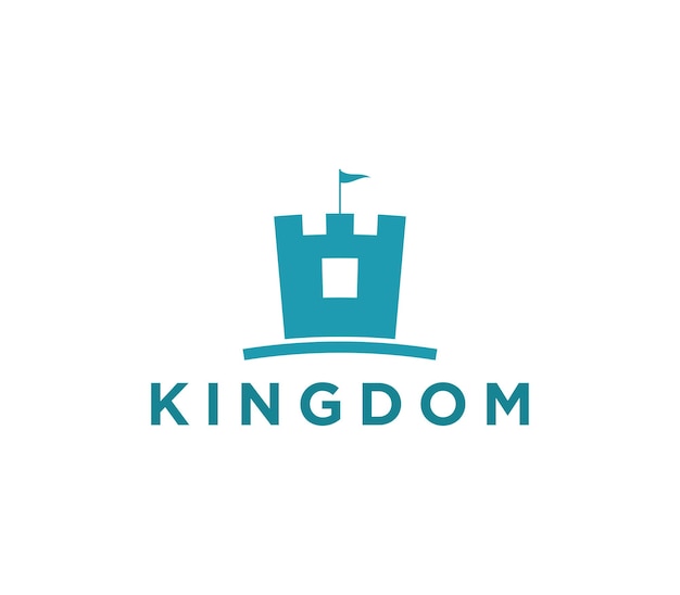 Simple Castle Logo Design template