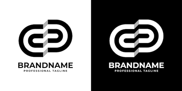 Simple CD Monogram Logo suitable for any business with CD or DC initials