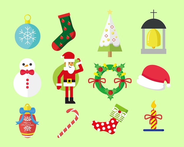 Simple christmas graphic pack