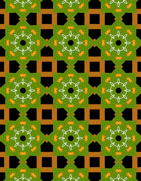 Vector simple christmas seamless pattern with geometric motifs