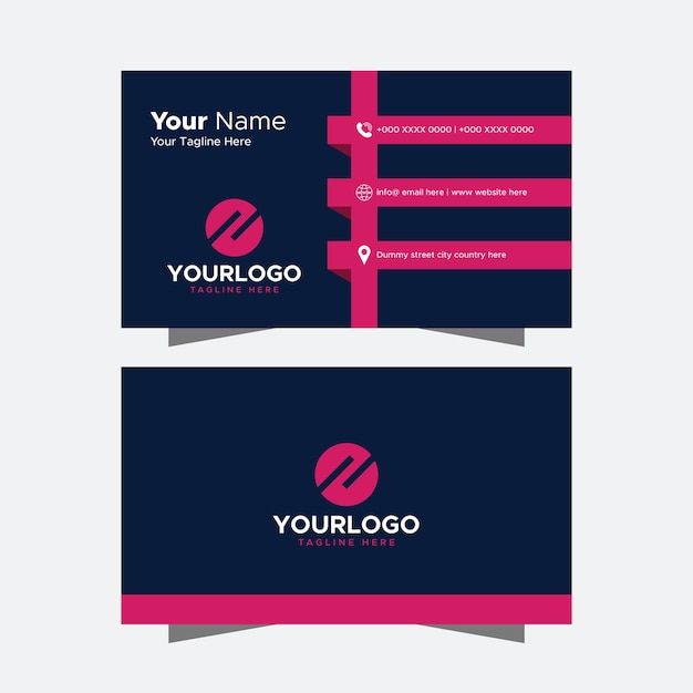 simple and clean business card