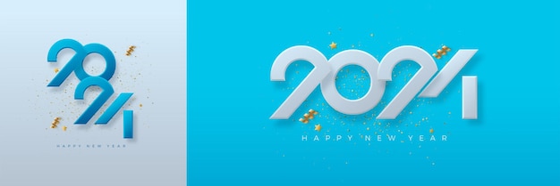 Vector simple and clean design with number 2024 for greeting and celebration of happy new year 2024 premium vector design for new year 2024 banner poster template