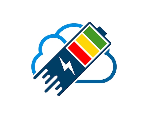 Simple cloud with fast electrical battery inside