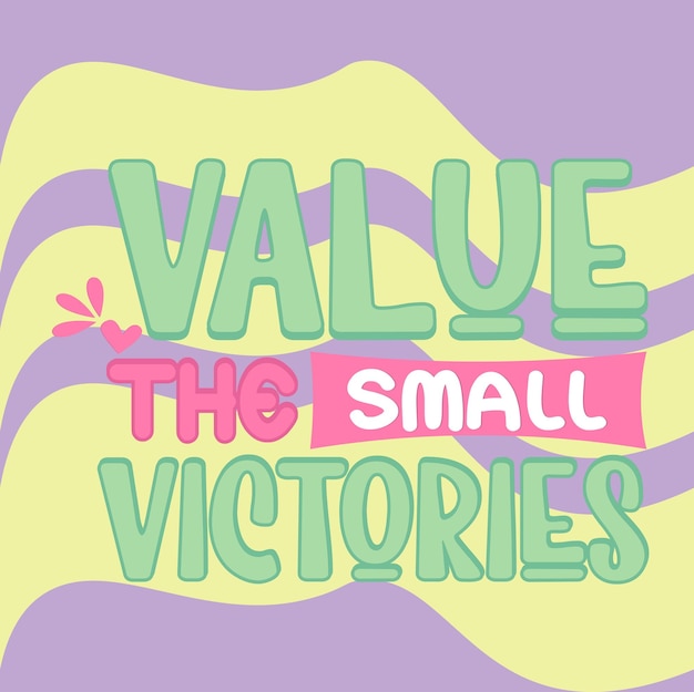 Vector simple colorful edit motivational phrase