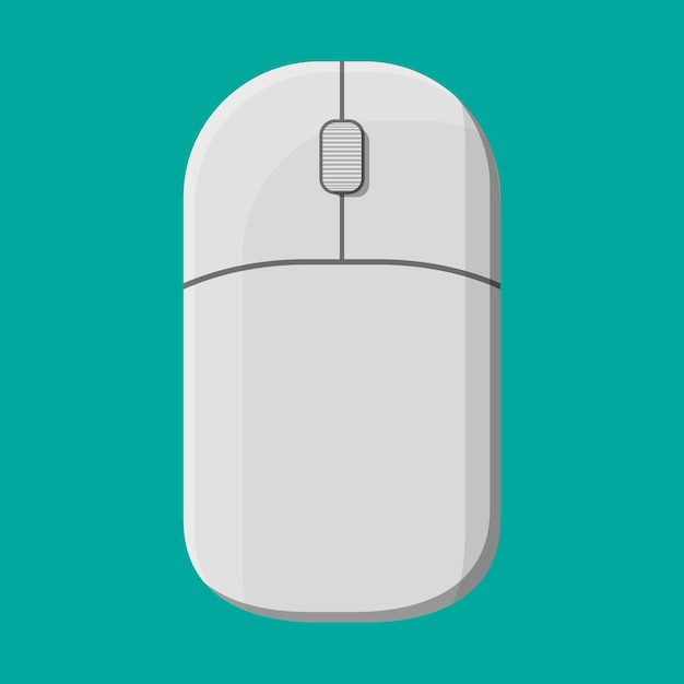 Vector simple computer or laptop mouse
