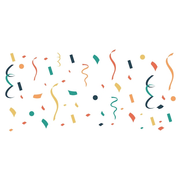 Vector simple confetti