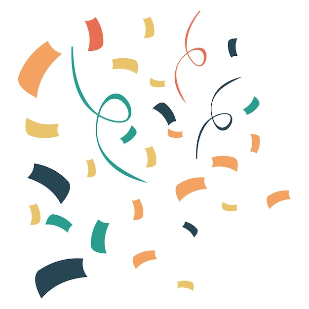 Vector simple confetti