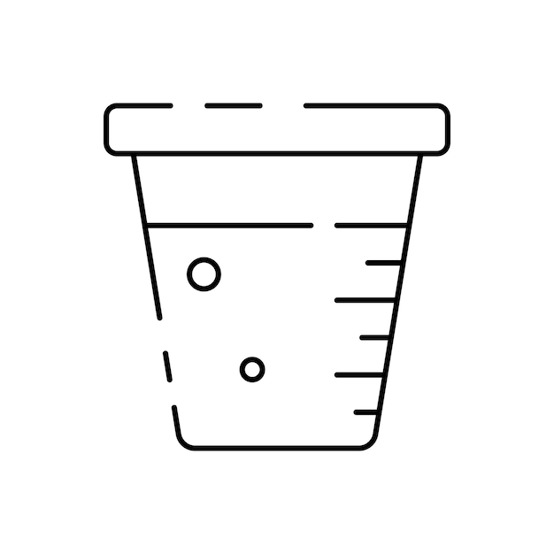 Simple Cooking Related Vector Line Icon Vector keuken in restaurant met kok en maaltijd Bewerkbare beroerte Pixel Perfect Voedsel eten Bekerschaal en water