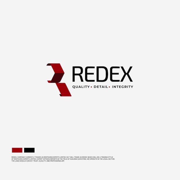 Vector simple corporate logo letter r