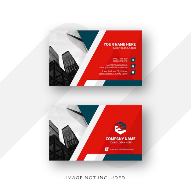 Simple Creative abstract  business card template