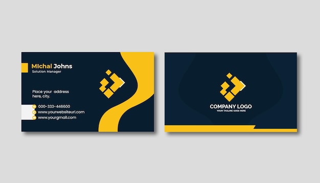 Simple creative business card design