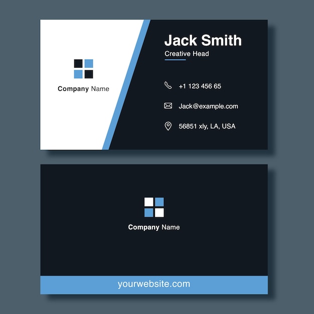 Simple and creative business card design