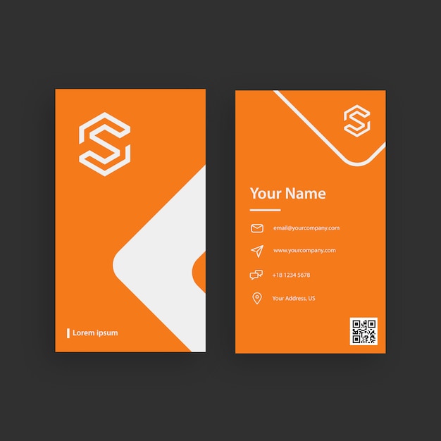 Simple and creative professional business card