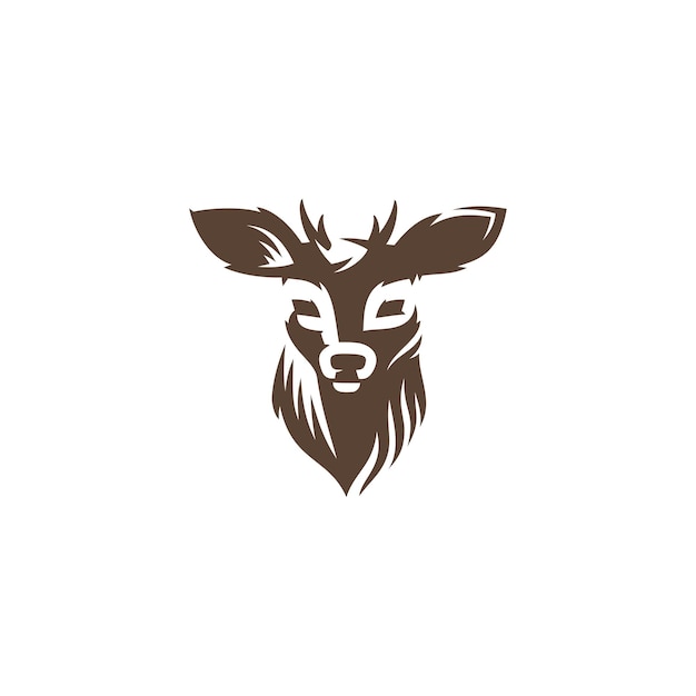 Simple deer logo design