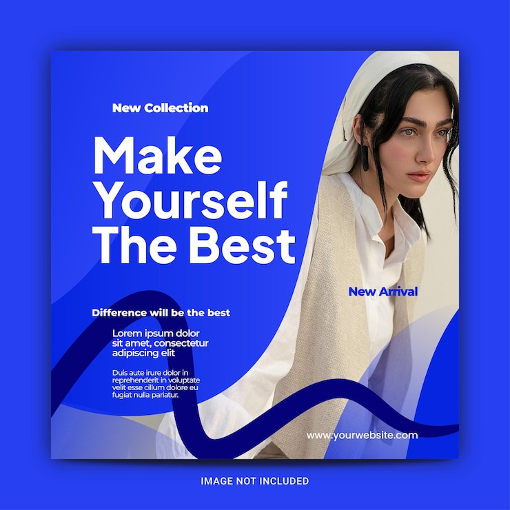 Vector simple design fashion social media and instagram post template