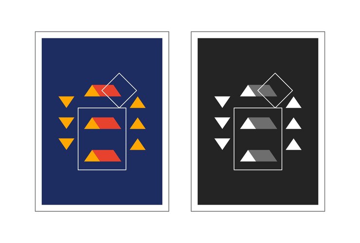 Vector simple design on white background
