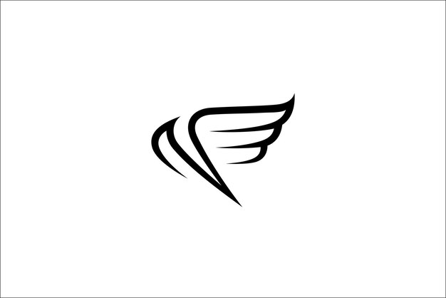 Simple Eagle bird logo design