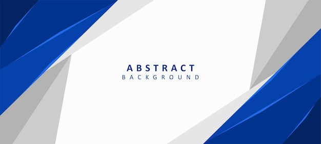 Simple and elegant abstract geometric blue background vector design