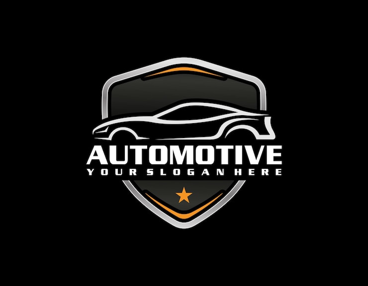 Simple and elegant automotive logo