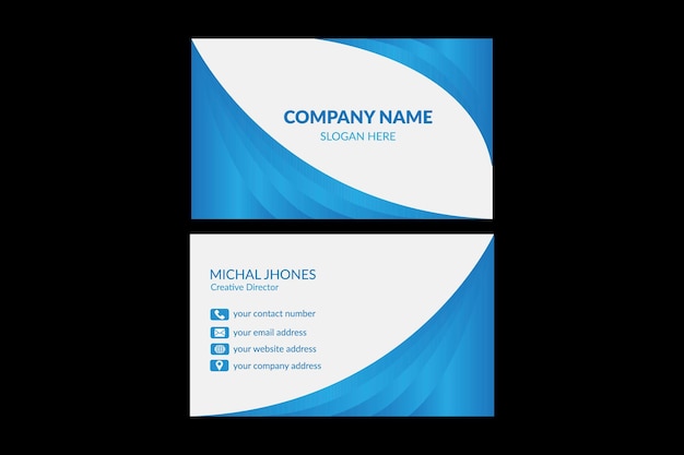 Simple Elegant Business Card Design Template