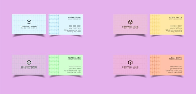 Simple and Elegant Business Card Design Template