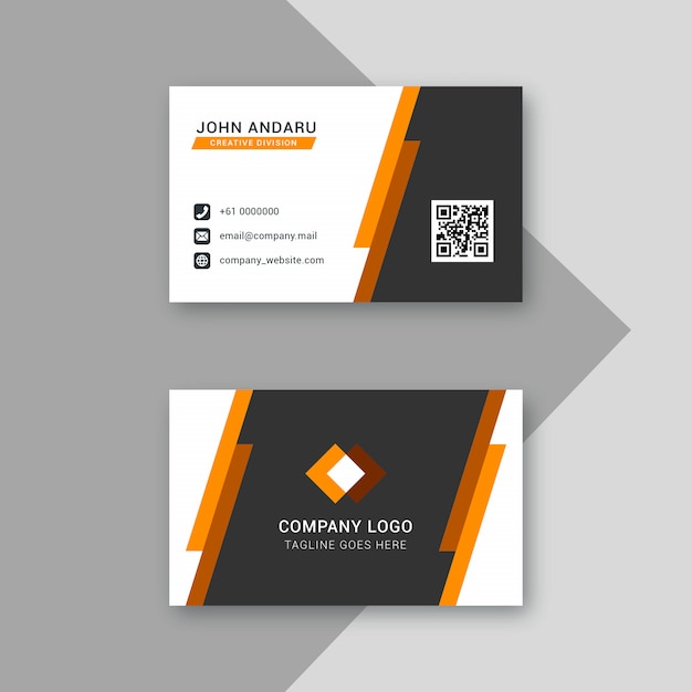 Simple elegant business card