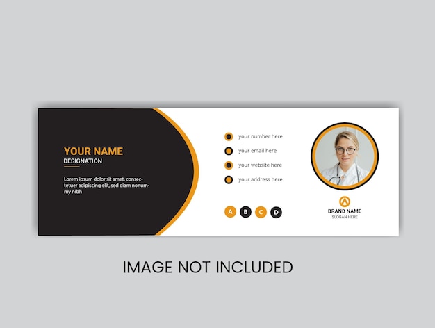 simple and elegant email signature template