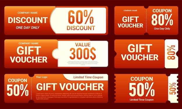 Simple Elegant Gift Voucher Sale