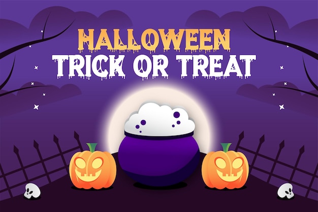 Simple and elegant Halloween graphic design template that is easy to customize