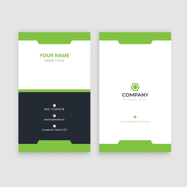 Simple eps business card template