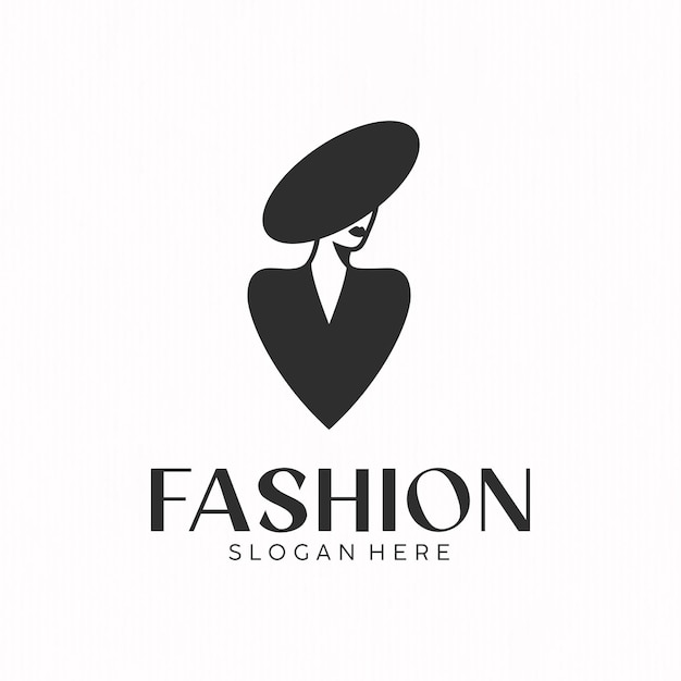 Vettore semplica illustrazione del logo di un'azienda di moda