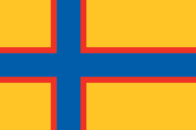 Simple flag of Ingria