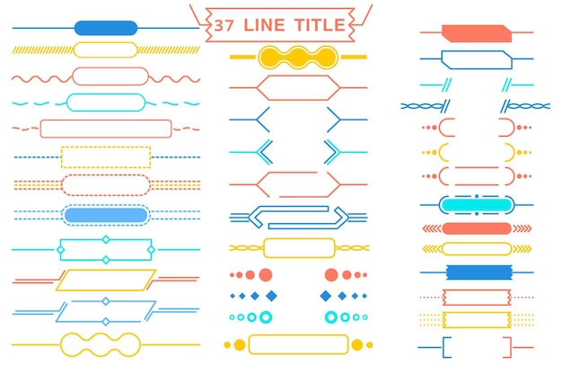 A simple flat set of frames