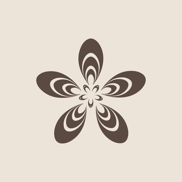 Simple floral vector image design