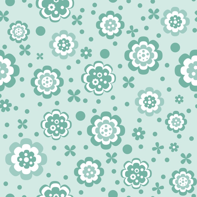 Simple flower pattern