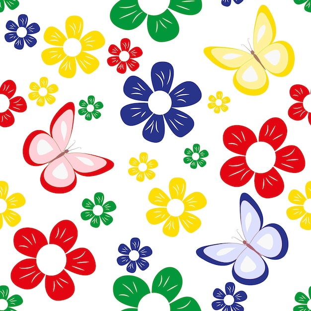 간단한 꽃 패턴