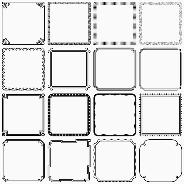 Vector simple frames (set 5)