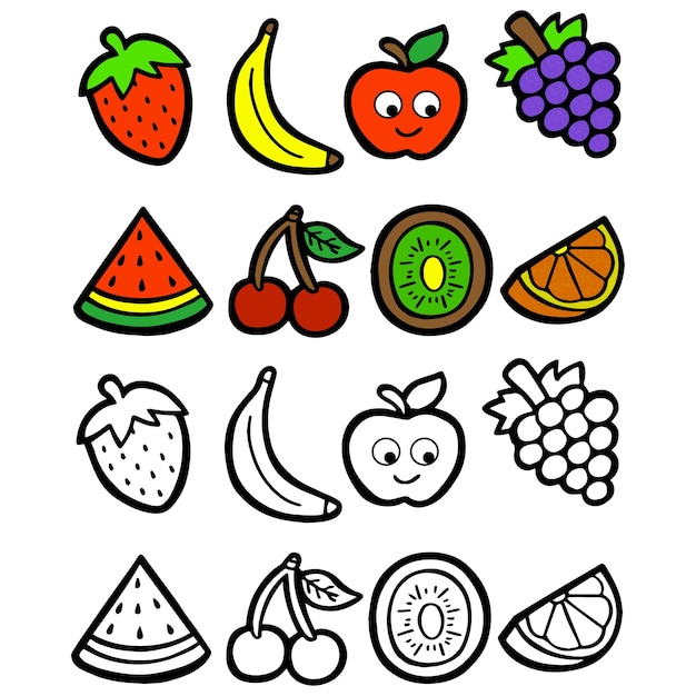 Fruits Drawing Vector Images (over 140,000)